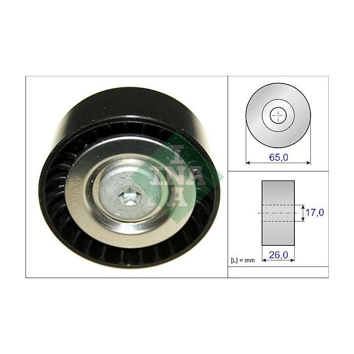 INA Umlenk-Führungsrolle, Keilrippenriemen 532057110