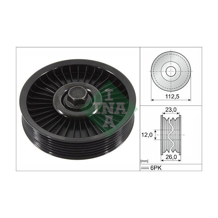 INA Umlenk-Führungsrolle, Keilrippenriemen 532059410