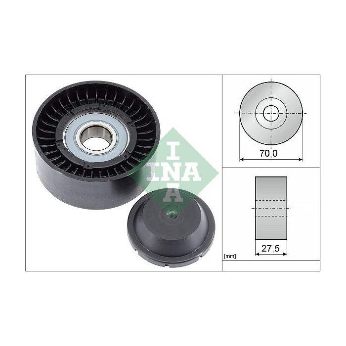 INA Umlenk-Führungsrolle, Keilrippenriemen 532061010