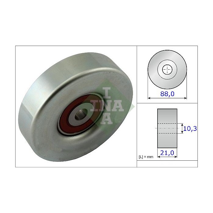 INA Umlenk-Führungsrolle, Keilrippenriemen 532061810