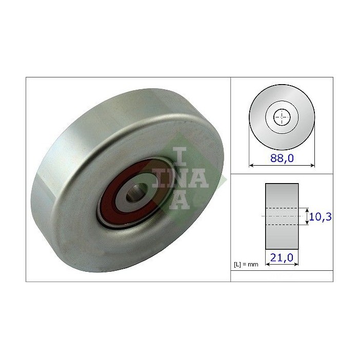 INA Umlenk-Führungsrolle, Keilrippenriemen 532061810