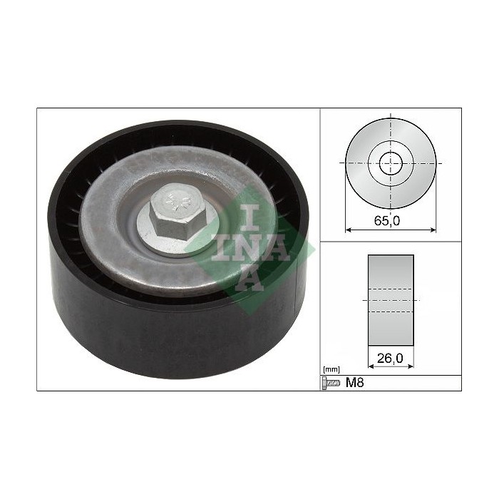 INA Umlenk-Führungsrolle, Keilrippenriemen 532062110