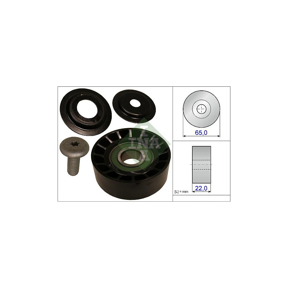 INA Umlenk-Führungsrolle, Keilrippenriemen 532063910