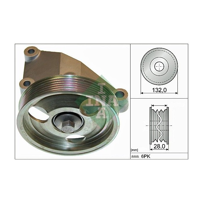 INA Umlenk-Führungsrolle, Keilrippenriemen 532065010