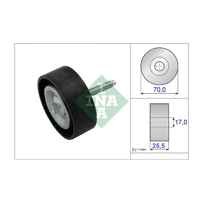 INA Umlenk-Führungsrolle, Keilrippenriemen 532065210