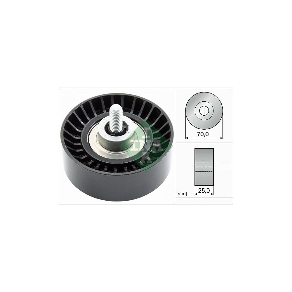 INA Umlenk-Führungsrolle, Keilrippenriemen 532065510