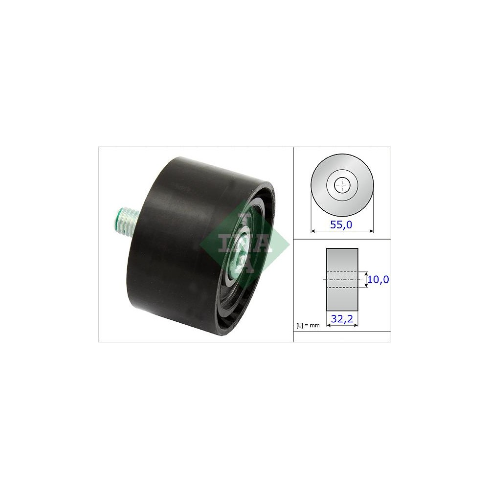 INA Umlenk-Führungsrolle, Keilrippenriemen 532065910