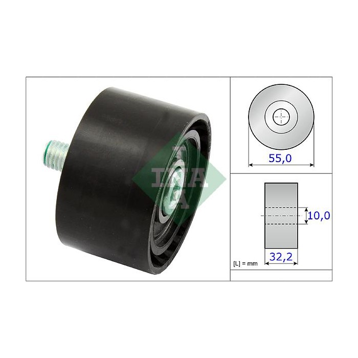 INA Umlenk-Führungsrolle, Keilrippenriemen 532065910