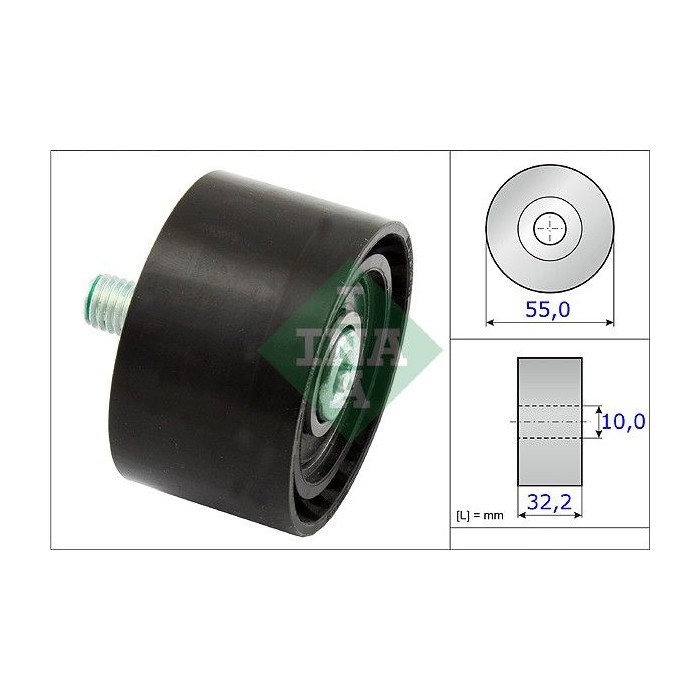 INA Umlenk-Führungsrolle, Keilrippenriemen 532065910