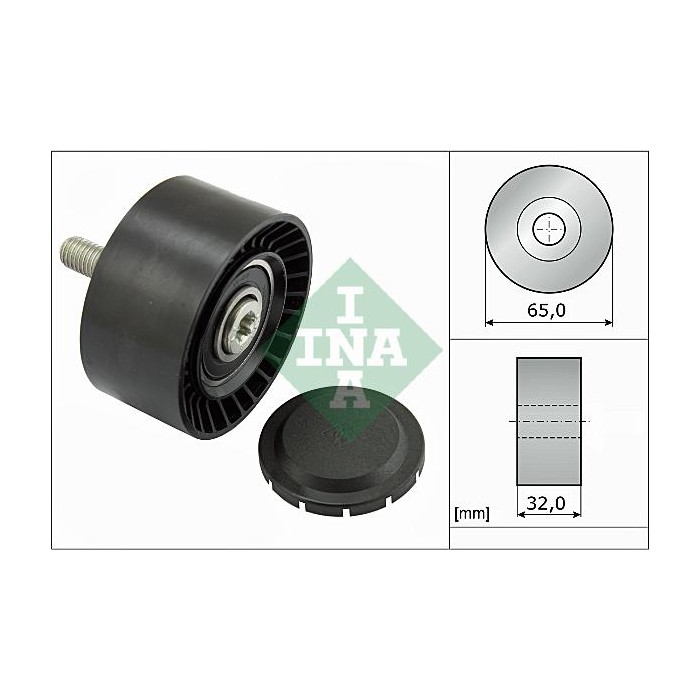 INA Umlenk-Führungsrolle, Keilrippenriemen 532066010