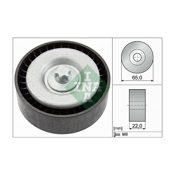 INA Umlenk-Führungsrolle, Keilrippenriemen 532066710