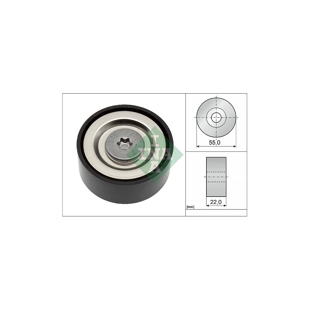 INA Umlenk-Führungsrolle, Keilrippenriemen 532072010