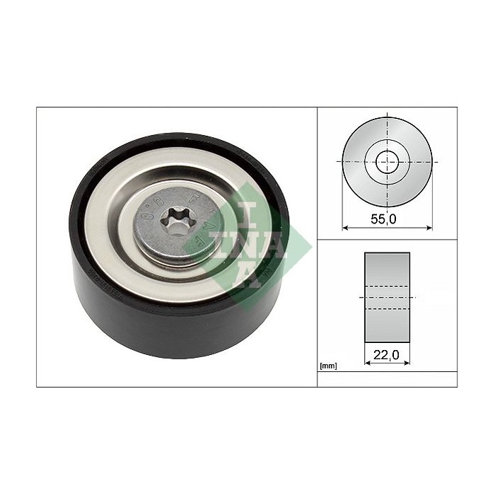 INA Umlenk-Führungsrolle, Keilrippenriemen 532072010