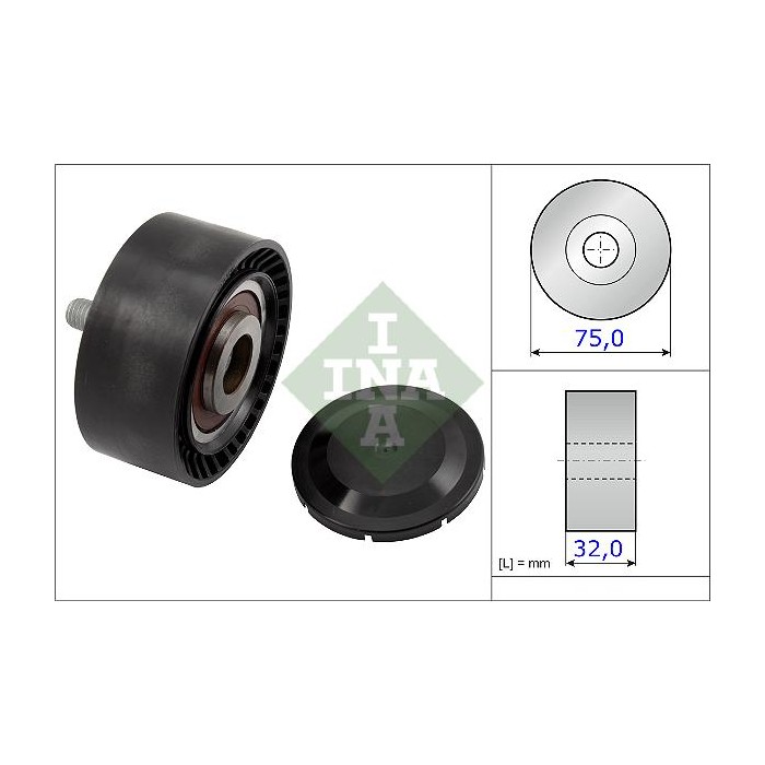 INA Umlenk-Führungsrolle, Keilrippenriemen 532072210