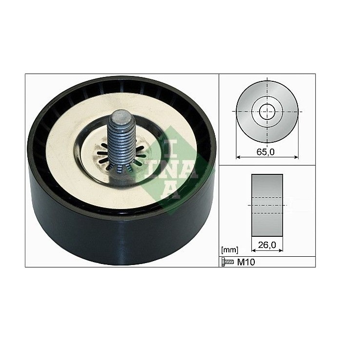 INA Umlenk-Führungsrolle, Keilrippenriemen 532073610