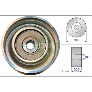 INA Umlenk-Führungsrolle, Keilrippenriemen 532073810