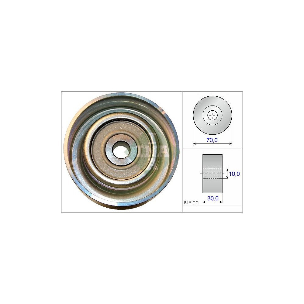 INA Umlenk-Führungsrolle, Keilrippenriemen 532073810