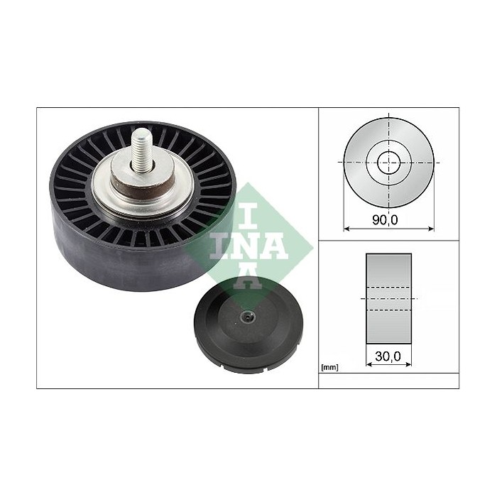INA Umlenk-Führungsrolle, Keilrippenriemen 532075210
