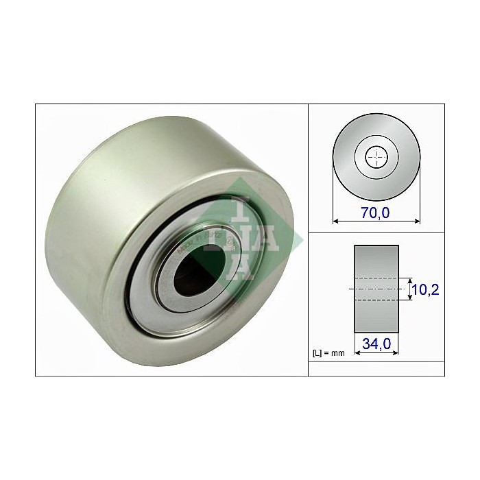 INA Umlenk-Führungsrolle, Keilrippenriemen 532077810