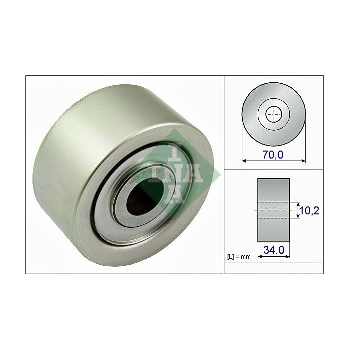 INA Umlenk-Führungsrolle, Keilrippenriemen 532077810