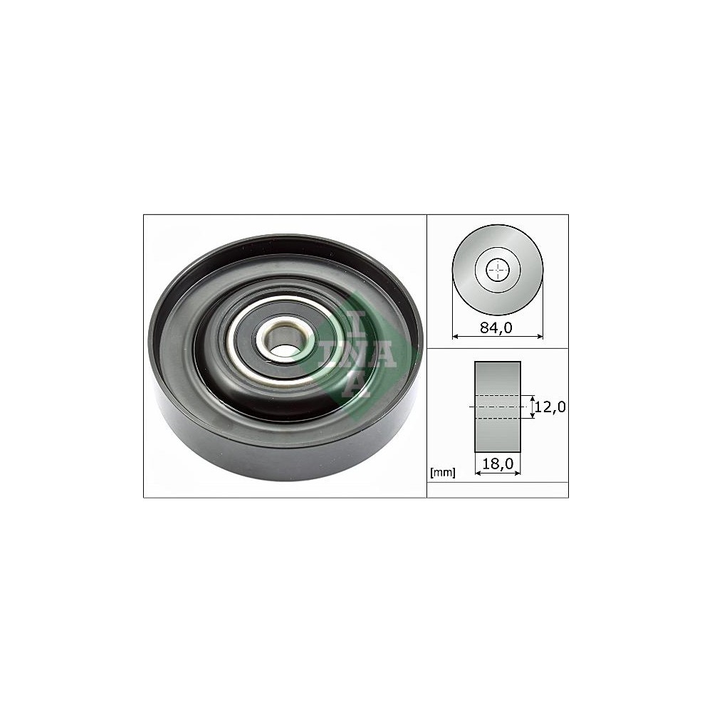 INA Umlenk-Führungsrolle, Keilrippenriemen 532078510