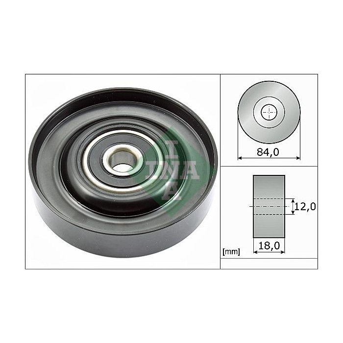 INA Umlenk-Führungsrolle, Keilrippenriemen 532078510