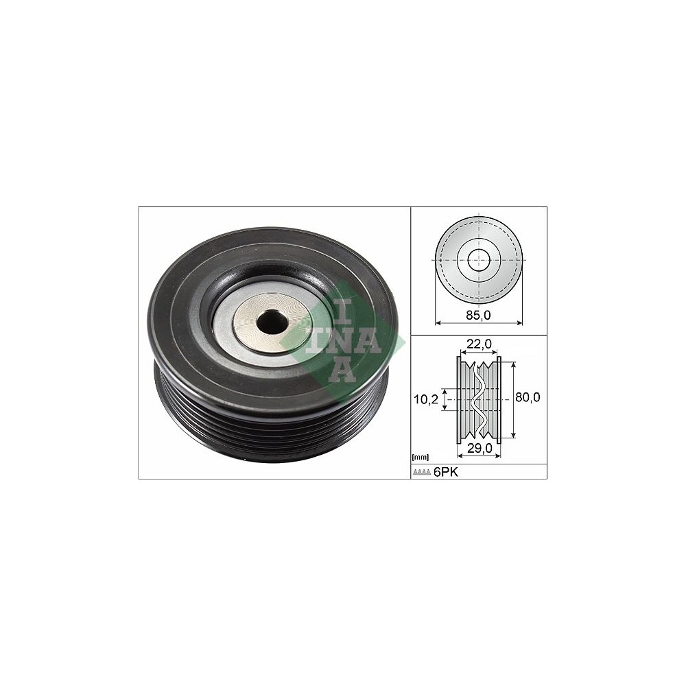 INA Umlenk-Führungsrolle, Keilrippenriemen 532079910