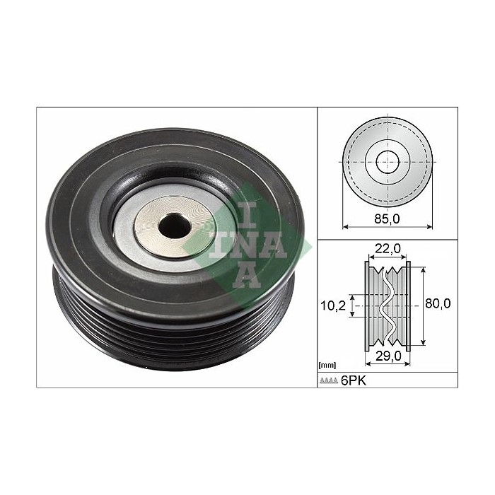 INA Umlenk-Führungsrolle, Keilrippenriemen 532079910
