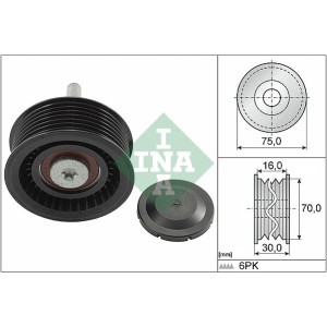 INA Umlenk-Führungsrolle, Keilrippenriemen 532080110