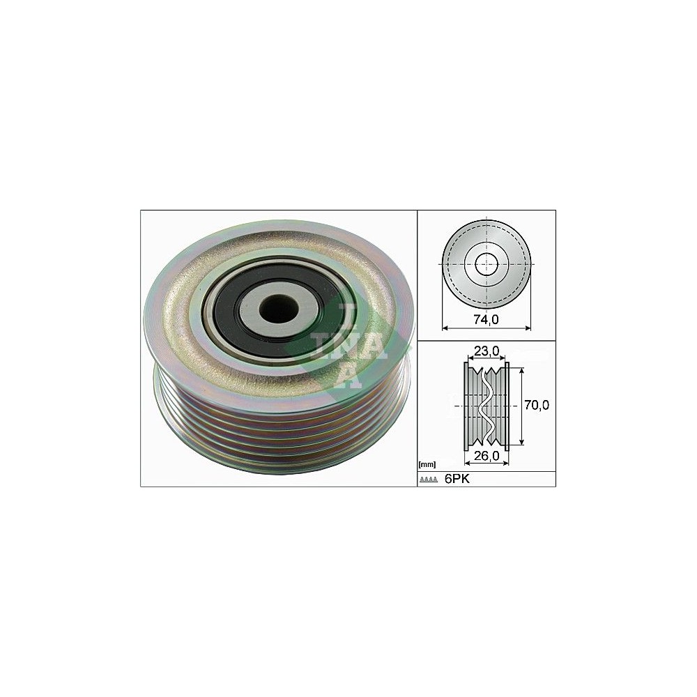 INA Umlenk-Führungsrolle, Keilrippenriemen 532082610