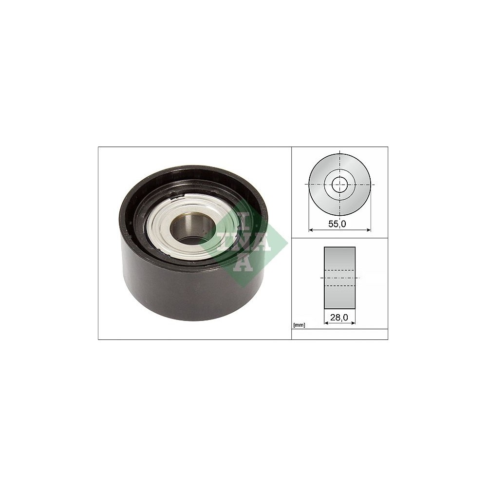 INA Umlenk-Führungsrolle, Keilrippenriemen 532085310