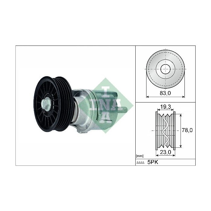 INA Spannarm, Keilrippenriemen 534018510