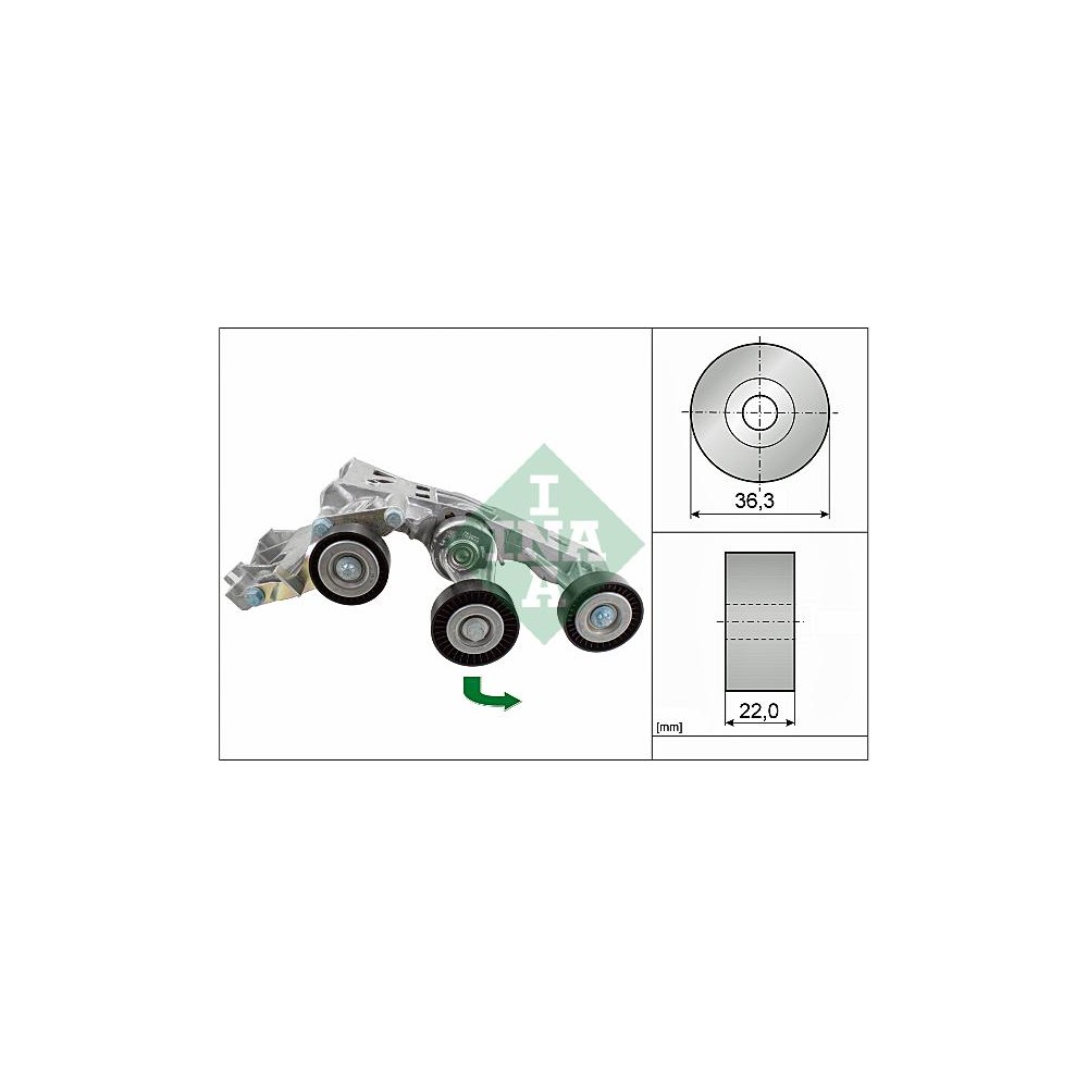 INA Spannarm, Keilrippenriemen 534033810