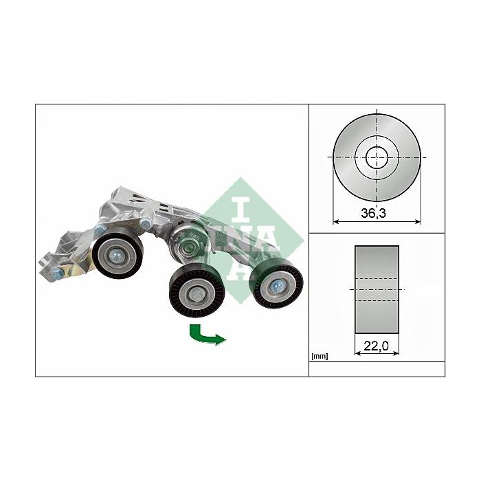 INA Spannarm, Keilrippenriemen 534033810