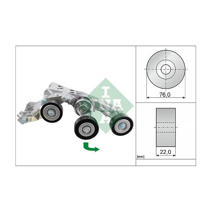 INA Spannarm, Keilrippenriemen 534033810