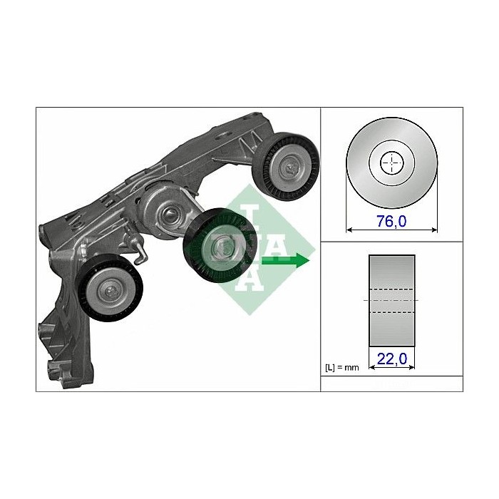 INA Spannarm, Keilrippenriemen 534043110