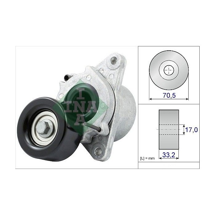 INA Spannarm, Keilrippenriemen 534043510