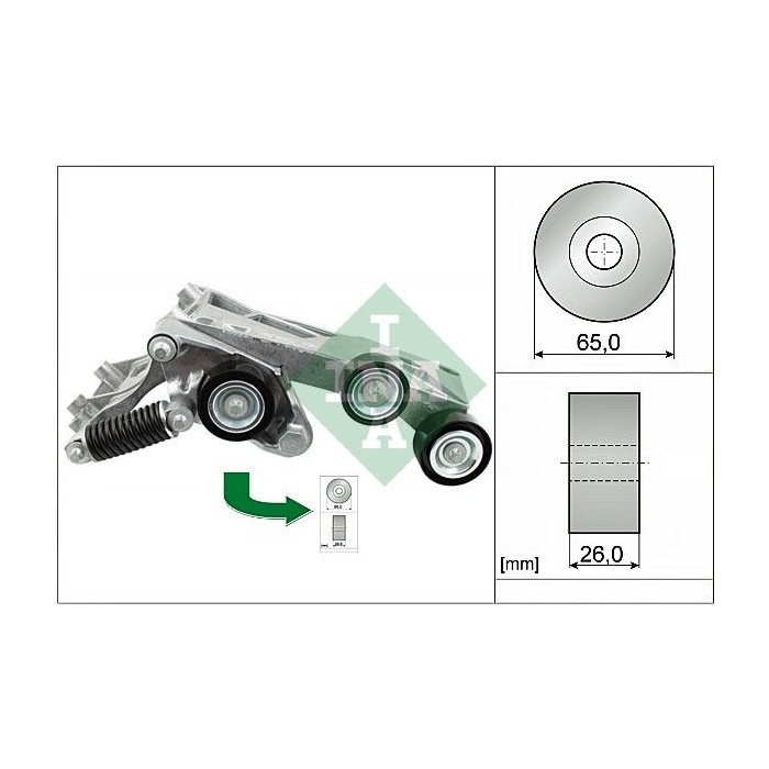 INA Spannarm, Keilrippenriemen 534044610