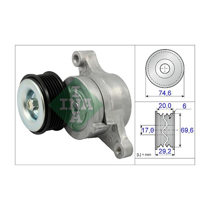 INA Spannarm, Keilrippenriemen 534045710