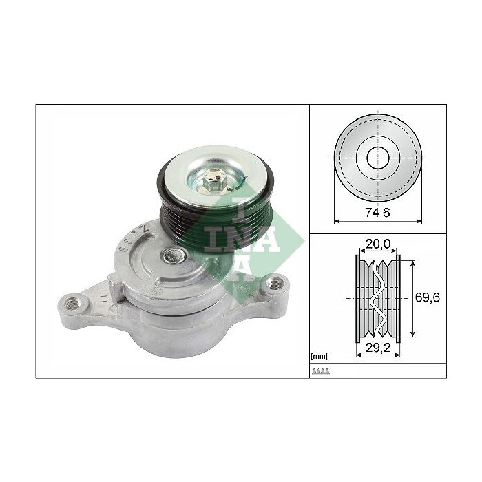 INA Spannarm, Keilrippenriemen 534045710