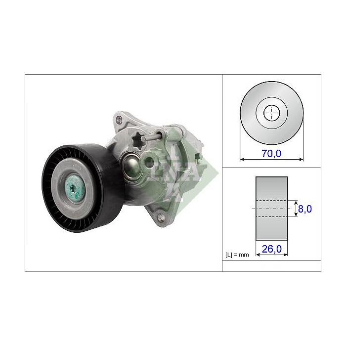 INA Spannarm, Keilrippenriemen 534048110