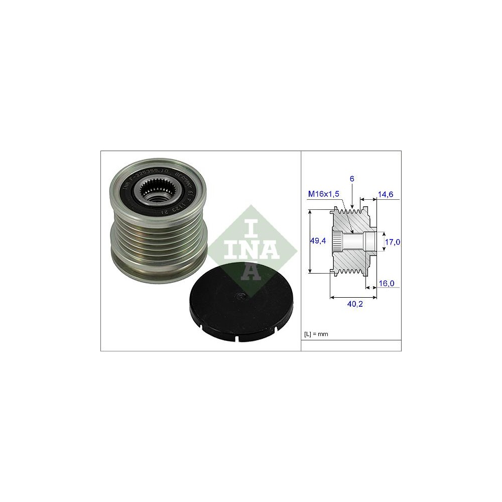 INA Generatorfreilauf 535000110