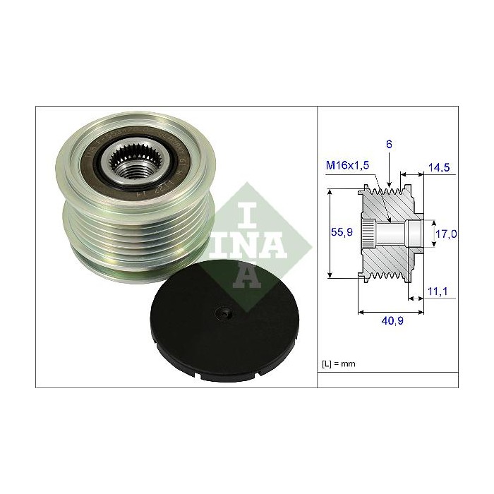 INA Generatorfreilauf 535001210