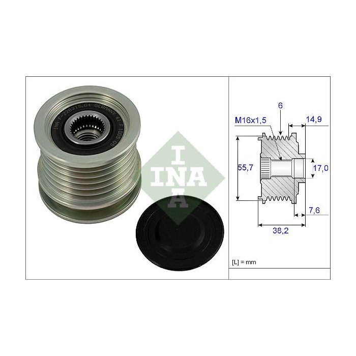 INA Generatorfreilauf 535001310