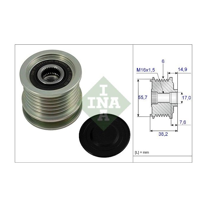 INA Generatorfreilauf 535001310