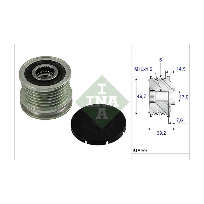 INA Generatorfreilauf 535001510