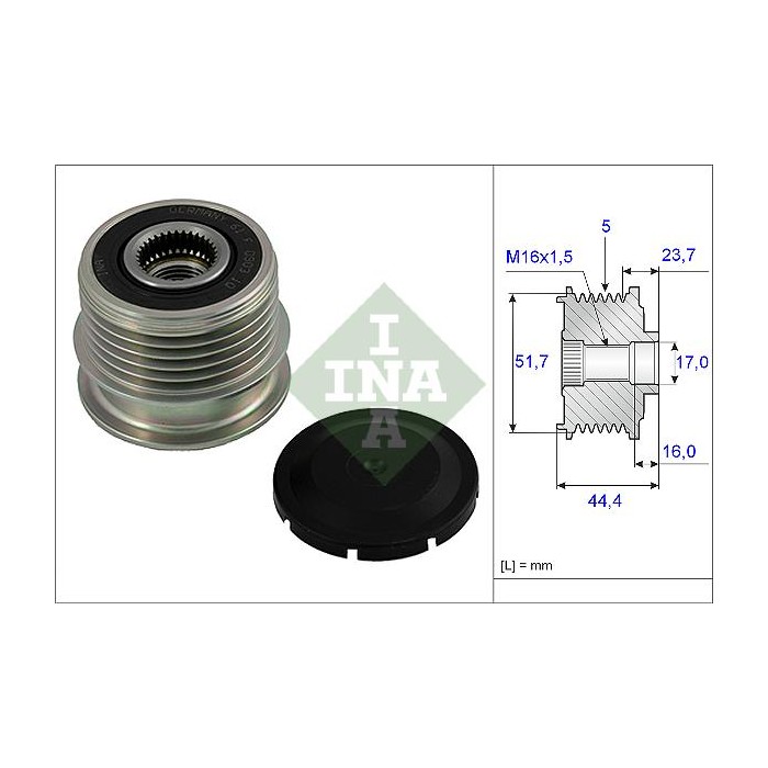 INA Generatorfreilauf 535002010