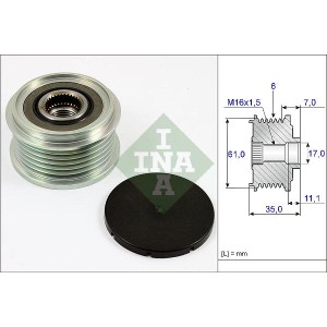 INA Generatorfreilauf 535002210