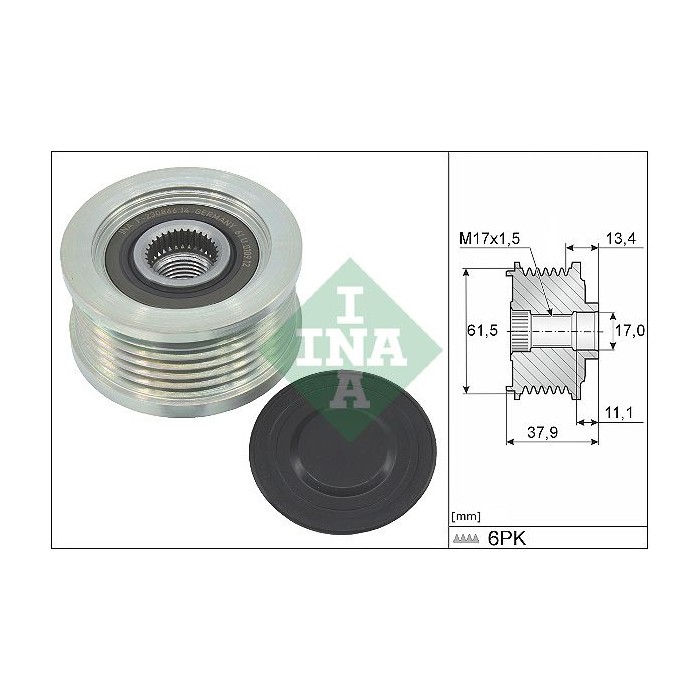 INA Generatorfreilauf 535002310