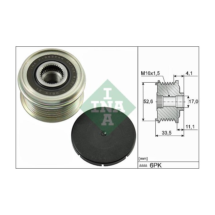 INA Generatorfreilauf 535002510